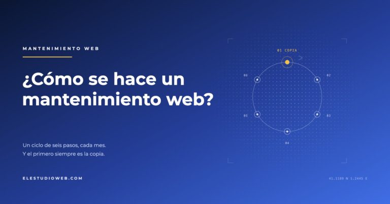 ¿Cómo se hace un mantenimiento web? – Mantenimiento Web Tarragona