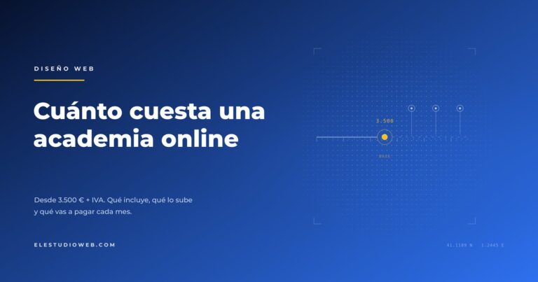 Acedemia Online: cuánto cuesta – Diseño Web Tarragona