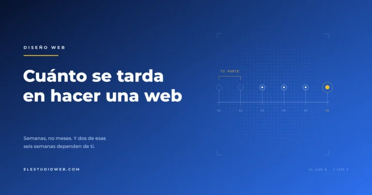 Cuánto se tarda en hacer una web – Diseño Web Tarragona